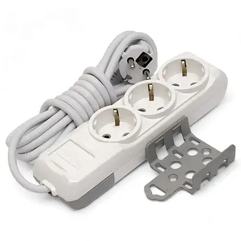 Подовжувач на 3 розетки із з/к 3 метри, фото 2