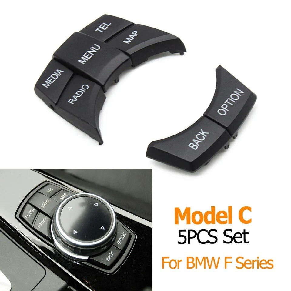 Кнопки на джойстик мультимедіа BMW IDRIVE CIC шайба F20 F22 F30 F34 F36 F10 F02 F06 F25 F15 F16, фото 1