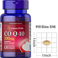 Коензим Puritan's Pride Q-SORB Co Q-10 100 мг 120 капсул гелієвих