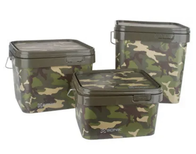 Відро Sonik Camo Square Bucket 10l