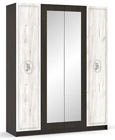 Шафа Араміс 4Д венге + дуб крафт   Меблі-Сервіс