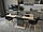 Столовий стіл Doros Бостон Дуб Сонома / Графіт 150х70х79 (81339362), фото 8