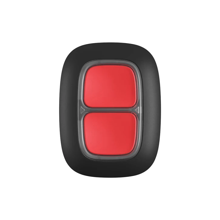 Бездротова екстрена кнопка Ajax DoubleButton Black, фото 1