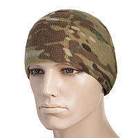 M-Tac шапка Watch Cap фліс (260г/м2) MC, военная флисовая шапка, тактическая шапка мультикам, зимняя шапка