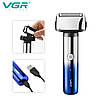 Бритва-тример VGR V-365 3 в 1 для стрижки волосся, бороди, брів, фото 4