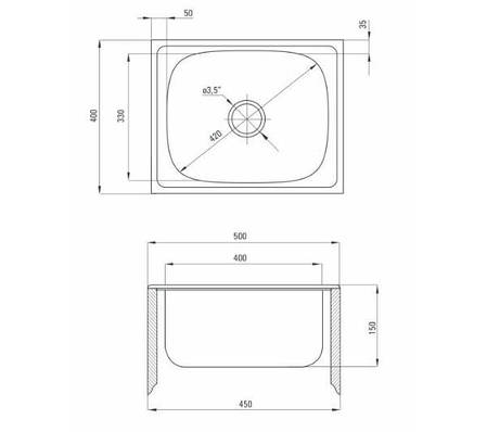 Кухонна мийка Deante Techno ZEU 310A, фото 3