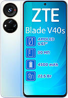 ZTE Blade V40s 6/128Gb NFC Blue Гарантия 1 год (*CPA -3% Скидка)_K