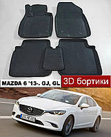 EvaForma 3D коврики с бортиками Mazda 6 GJ GL '13-. ЕВА 3д ковры с бортами Мазда 6
