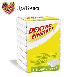 Dextro Energy Zitrone - швидка глюкоза зі смаком лимона та вітаміном С