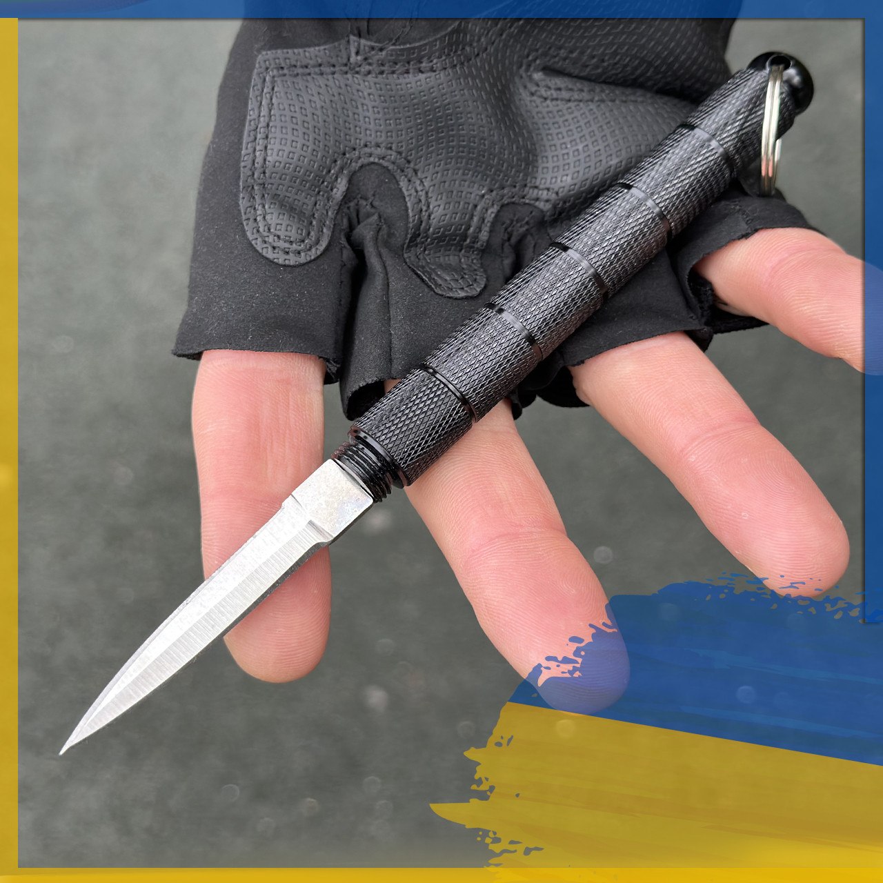 Тактичний ніж брелок Columbia туристичний ніж з кільцем мисливський ніж брелок на ключі (2-2012)