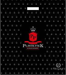 Поліетиленовий пакет із прорізною ручкою 450*520 мм Пластикпак 10 шт.