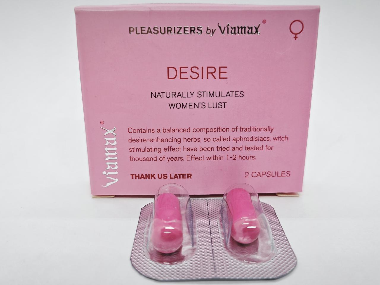 Збуджуючі капсули для жінок Viamax Desire 2шт