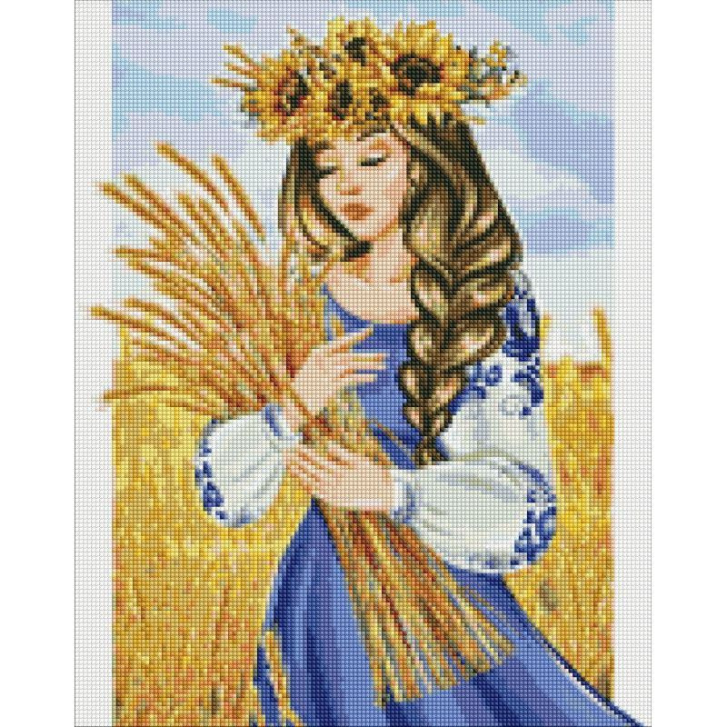 Алмазна мозаїка "Моя рідна земля" ©krizhanskaya Ідейка AMO7399 40х50 см