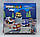 Набір дитячих машинок, 4 штуки, спецтехніка, інерція, гумові колеса, фото 5