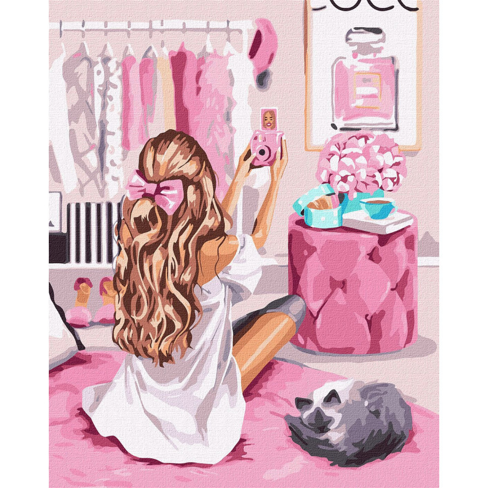 Картина за номерами "Домашня вечірка" Ідейка KHO4825 40х50 см