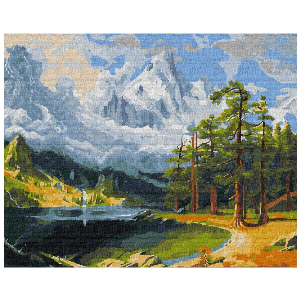 Картина за номерами "Зимове дихання"  ©ArtAlekhina
за мотивами Albert Bierstad Ідейка KHO2815 40х50 см