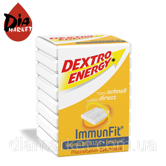 Dextro Energy ImmunFit — мультивітамінна швидка глюкоза