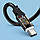 Кабель Usams US-SJ567 Type-C to Type-C 100W Lithe Series 1.2m Black, фото 4