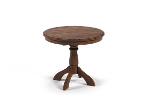 Стіл розкладний дерев'яний круглий Поло, Viksel Mebli, коричневий