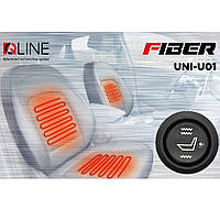 Підігрів сидінь QLine Fiber UNI-U01 (1 сидіння) інсталяційний комплект вбудованих підігрівів сидінь
