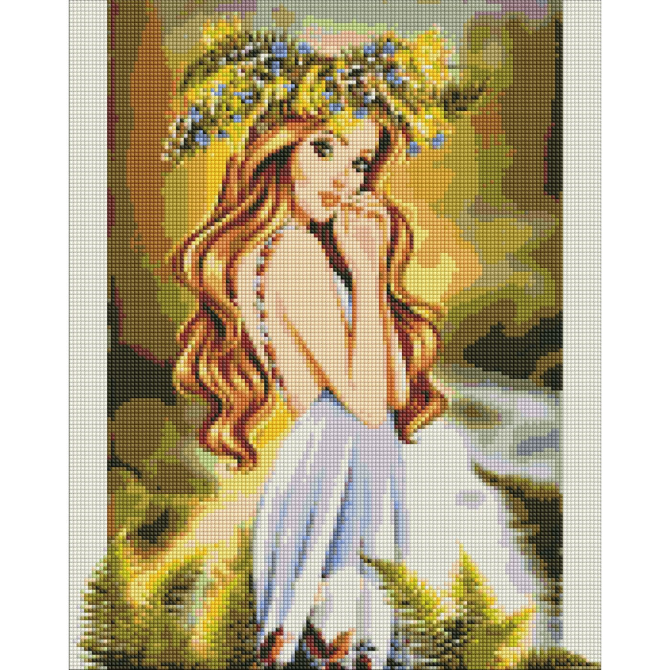 Алмазна мозаїка "Берегиня лісу" ©krizhanskaya Ідейка AMO7398 40х50 см