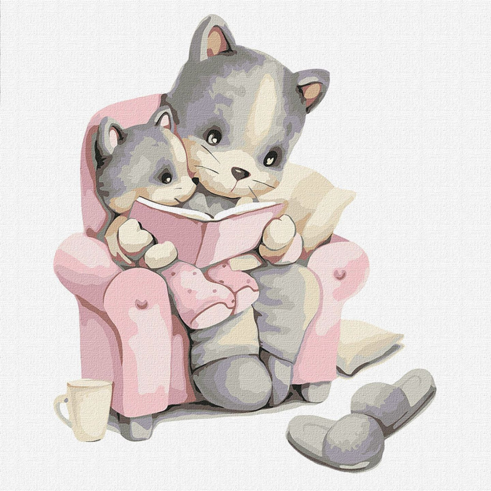 Картина за номерами "Казки на ніч" Ідейка KHO2398 30х30 см