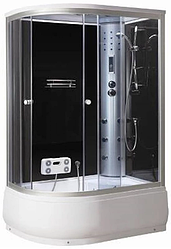 Душовий бокс GM-6410 120x85x220 правий, глибокий піддон з гідромасажем і електронікою