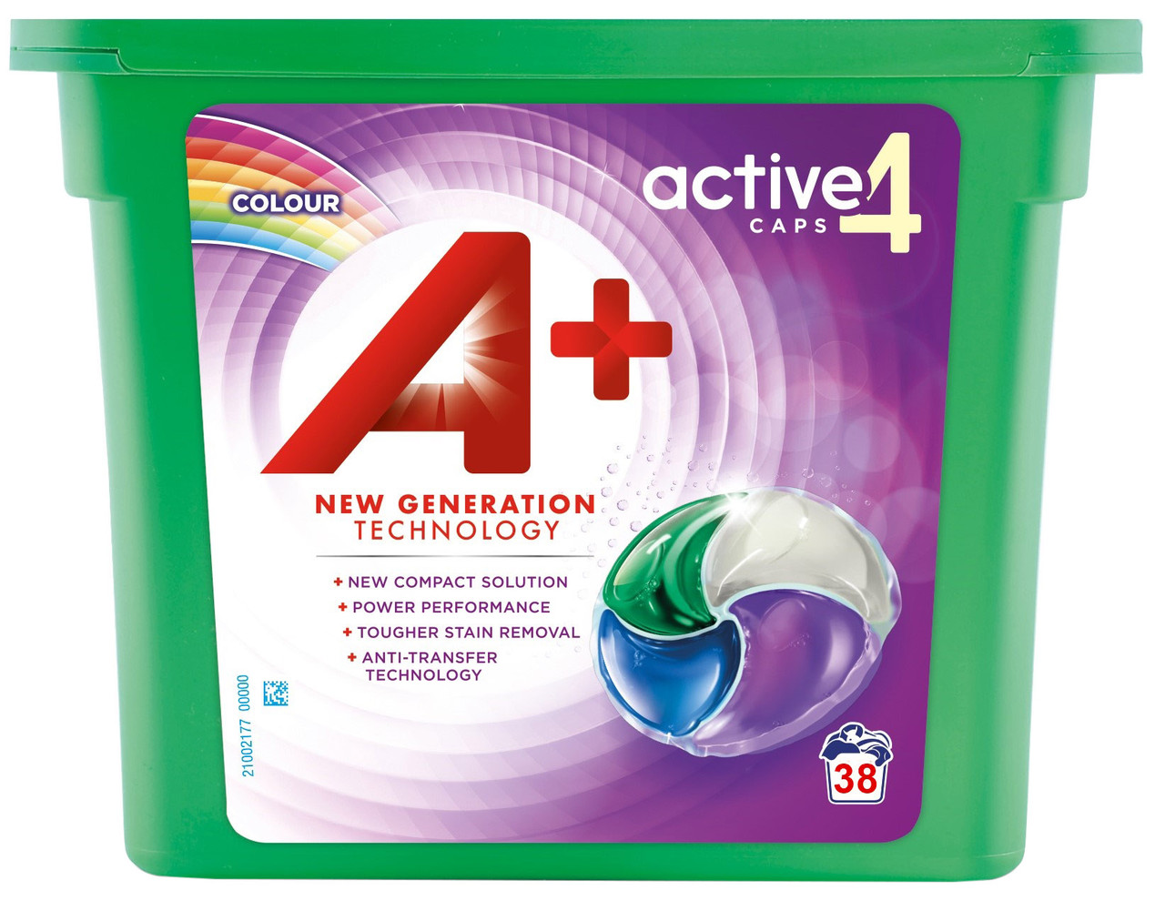 Капсули для прання A+ 4в1 Colour (38шт.)