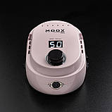 Фрезер Moox Professional X550 для манікюру та педикюру на 50 000 об./хв. та 70W. (Рожевий), фото 4