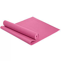 Килимок для йоги та фітнесу Power System PS-4014 PVC Fitness Yoga Mat Pink (173x61x0.6), фото 4