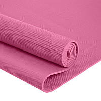 Килимок для йоги та фітнесу Power System PS-4014 PVC Fitness Yoga Mat Pink (173x61x0.6), фото 5