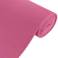 Килимок для йоги та фітнесу Power System PS-4014 PVC Fitness Yoga Mat Pink (173x61x0.6), фото 6