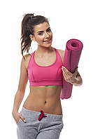 Килимок для йоги та фітнесу Power System PS-4014 PVC Fitness Yoga Mat Pink (173x61x0.6), фото 9