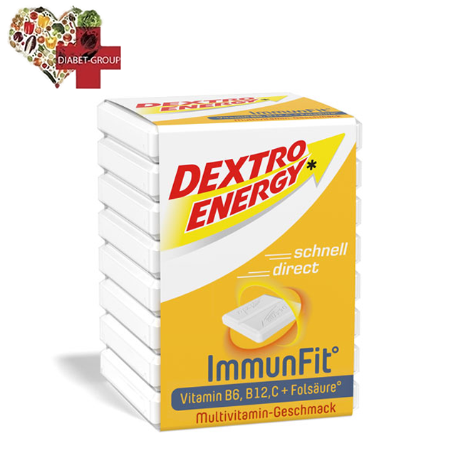 Dextro Energy ImmunFit — мультивітамінна швидка глюкоза