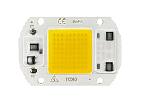 Светодиодная матрица LED сборка, AQUAXER 35W Warm, 60х40 мм.