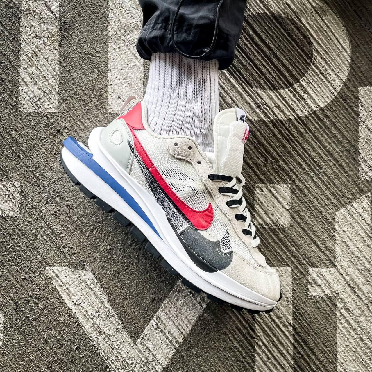Чоловічі Кросівки Nike x Sacai VaporWaffle Sport Fuschia Beige / Найк Сакай ВапорВаффл Спорт Фьюша Бежеві
