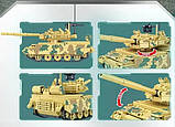Конструктор військовий танк бойовий 563 деталі з рухомими механізмами та 2 мініфігурки Конструктори військові танки, фото 9