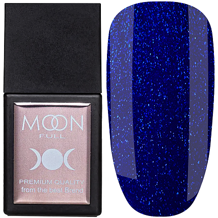 Кольорова база MOON FULL Amazing Color Base No3063, 12 мл синя із шимером, фото 1