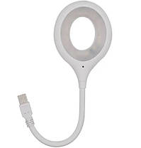 Гнучка USB LED-лампа з голосовим керуванням англійська нічник 1,5 Вт LK-50, фото 2