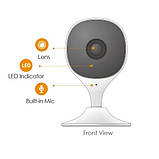 IP-камера 2мп Imou Cue 2E (IPC-C22SP) — Wi-Fi + мікрофон + сирена, фото 3