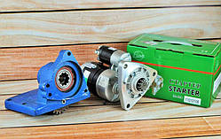 Комплект переобладнання Стартер SLOVAK 3,2 кВт + Посилена плита (2підшипника) стартер ПДМ (МТЗ, ЮМЗ, Т-150)