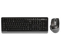 Комплект клавиатура и мышка беспроводной A4Tech FG1035 (Grey)