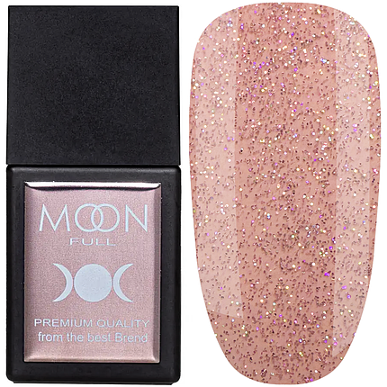 Кольорова база MOON FULL Amazing Color Base No3039, 12 мл персикова з голограмою, фото 1