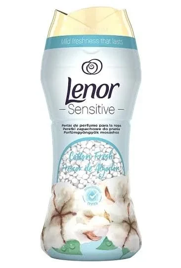Ополіскувач парфум Свіжа квітка бавовни Lenor Sensetive , 195г (Німеччина), фото 1