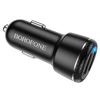 Автомобильное зарядное устройство в прикуриватель Borofone BZ17 18W 2USB