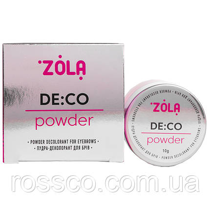ZOLA Пудра-деколорант для брів DE: CO Powder 10 g., фото 1