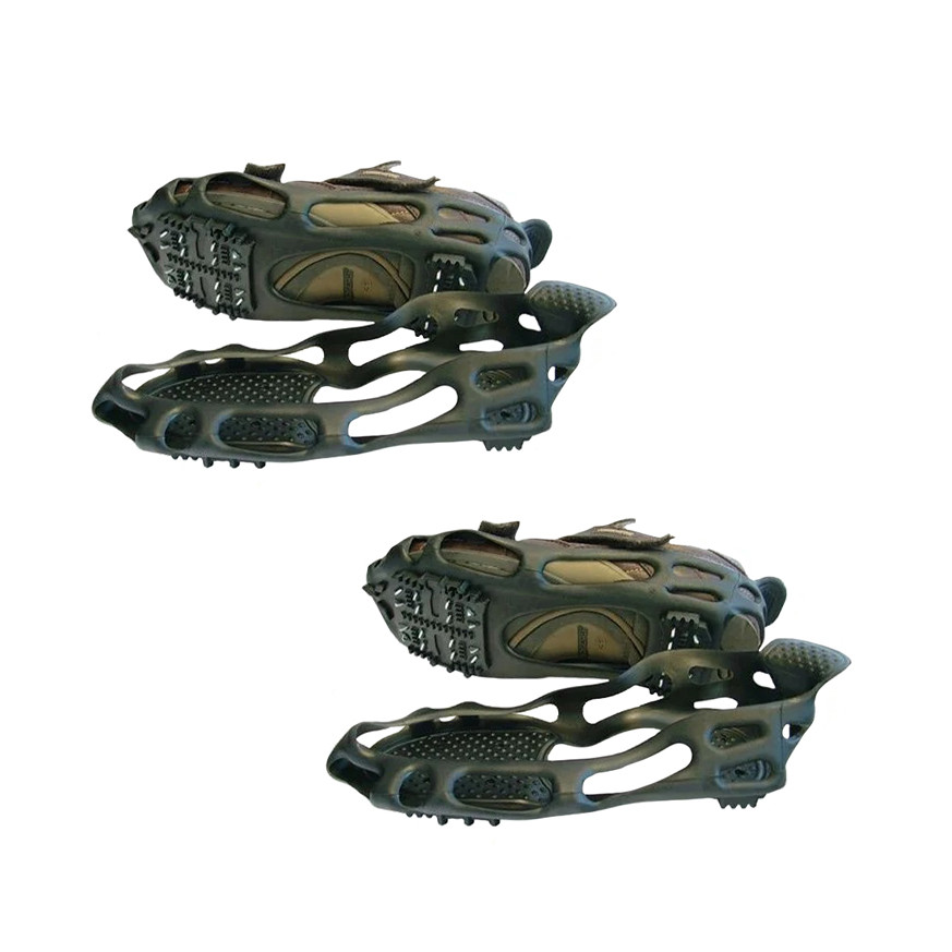 Антискользящие накладки - ледоступы для обуви на 24 шипа BlackSpur, S р.33-36 шипы на обувь (2 пары) (TO) - фото 2 - id-p1993052743