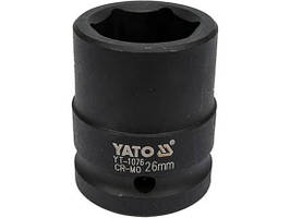Головка торцева ударна 6-гранна 3/4" YATO 26х50мм