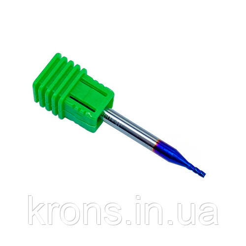 Фреза кінцева для металу 1.5x4x50 мм HRC65 твердосплавна свердло MZG, фото 1