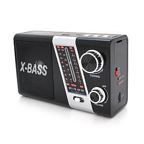 Радіоприймач YG-851BT+Solar, AM/FM, вбудований акум, Mix color, Box